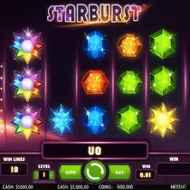 Hugo - Starburst Slot Game - NetEnt Casino Classic